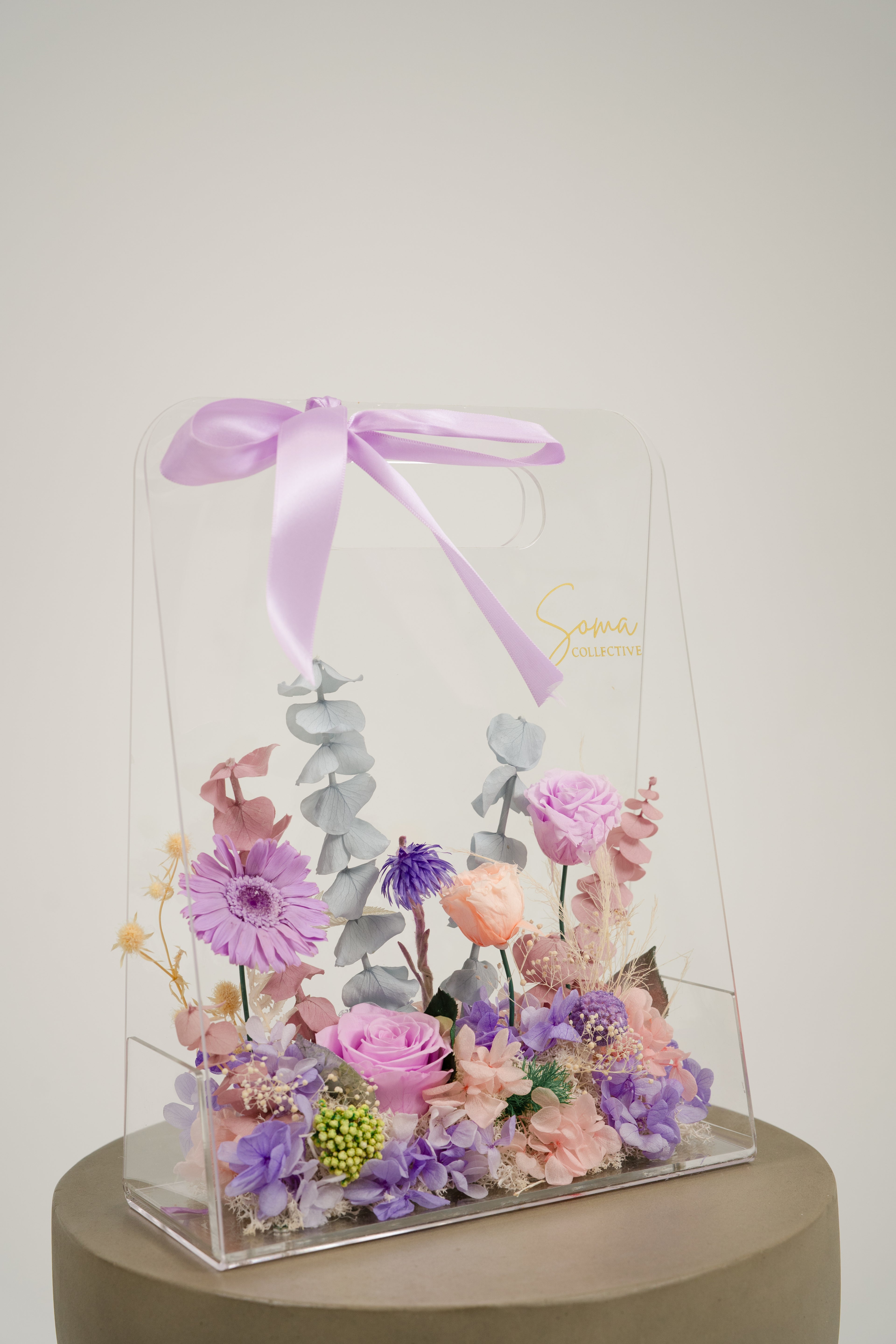 Acrylic Handheld Florals - Lavender