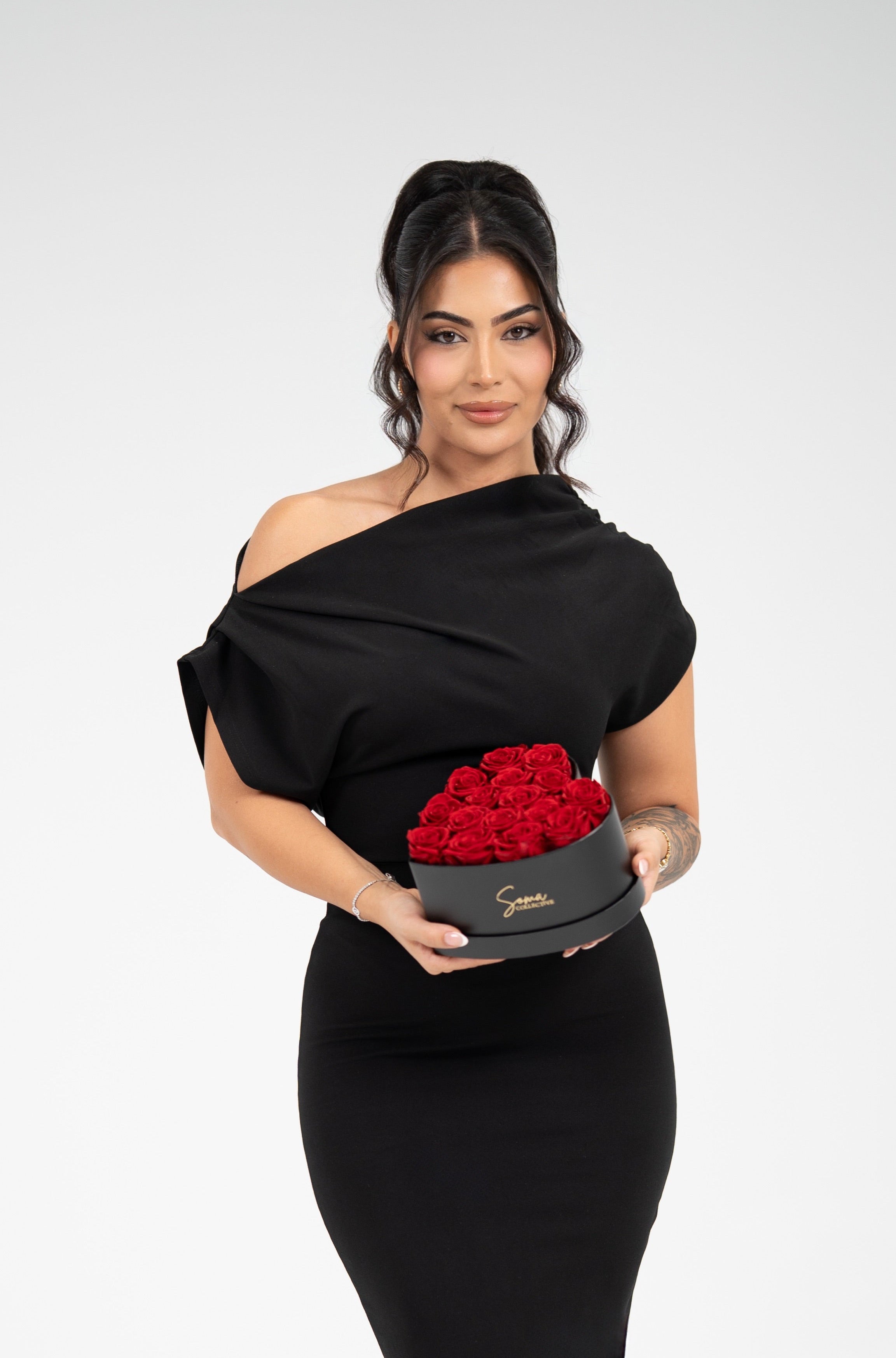 Heart Box Preserved Roses