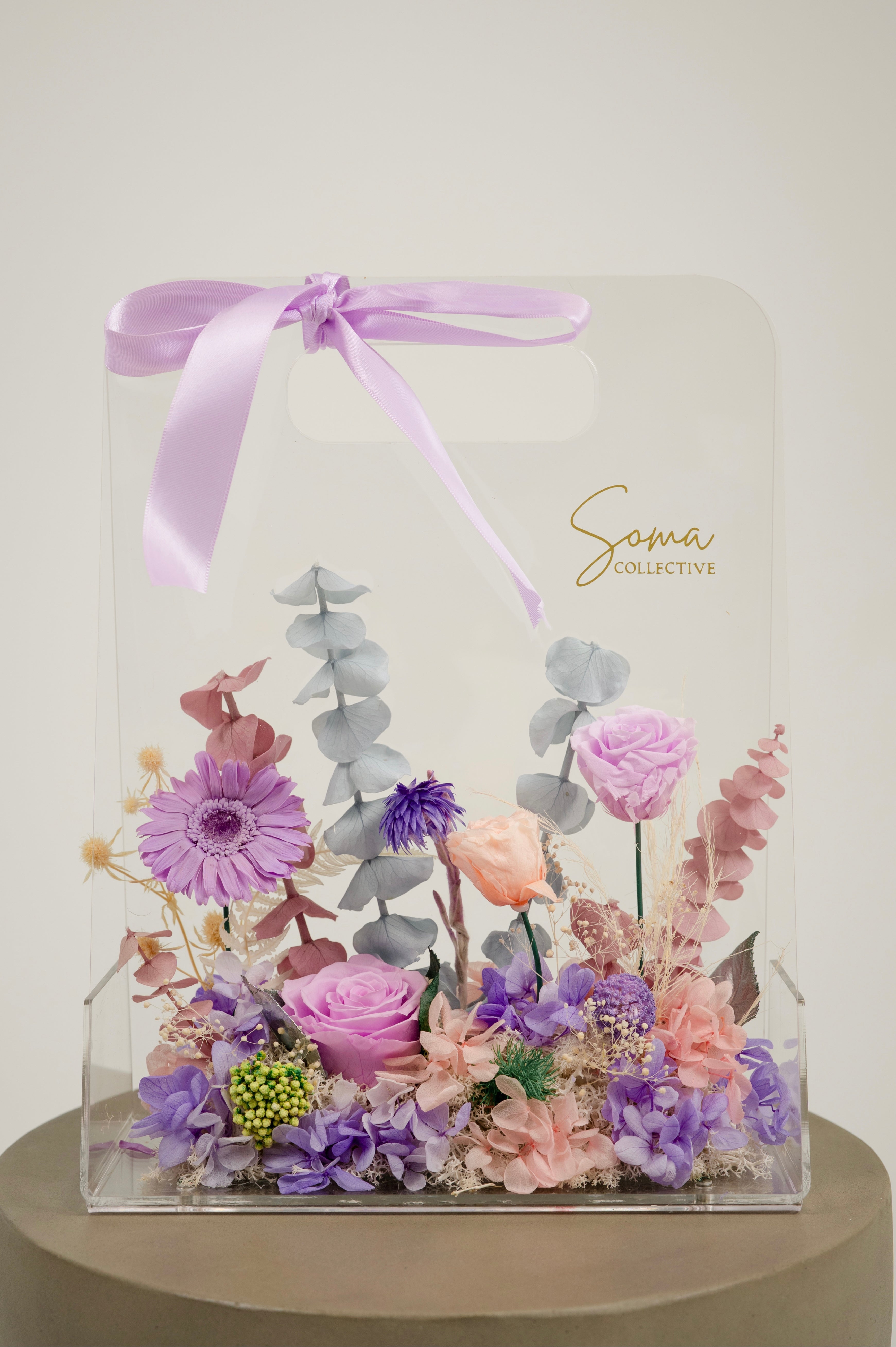Acrylic Handheld Florals - Lavender