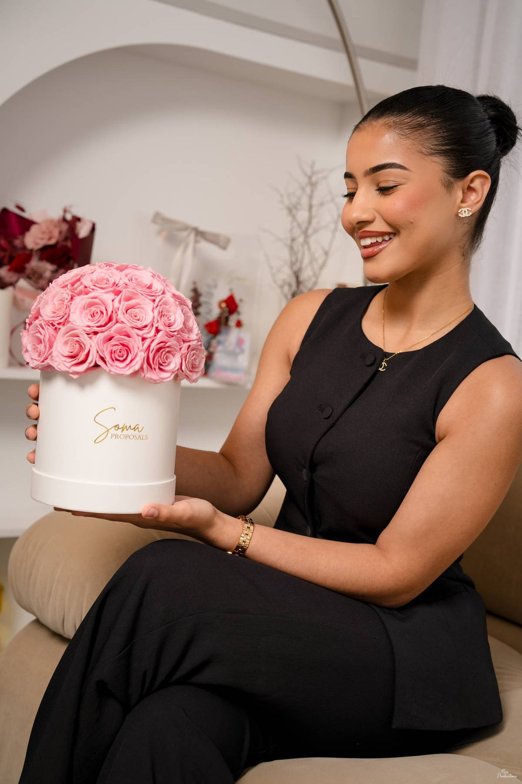 Signature Preserved Roses - Pink