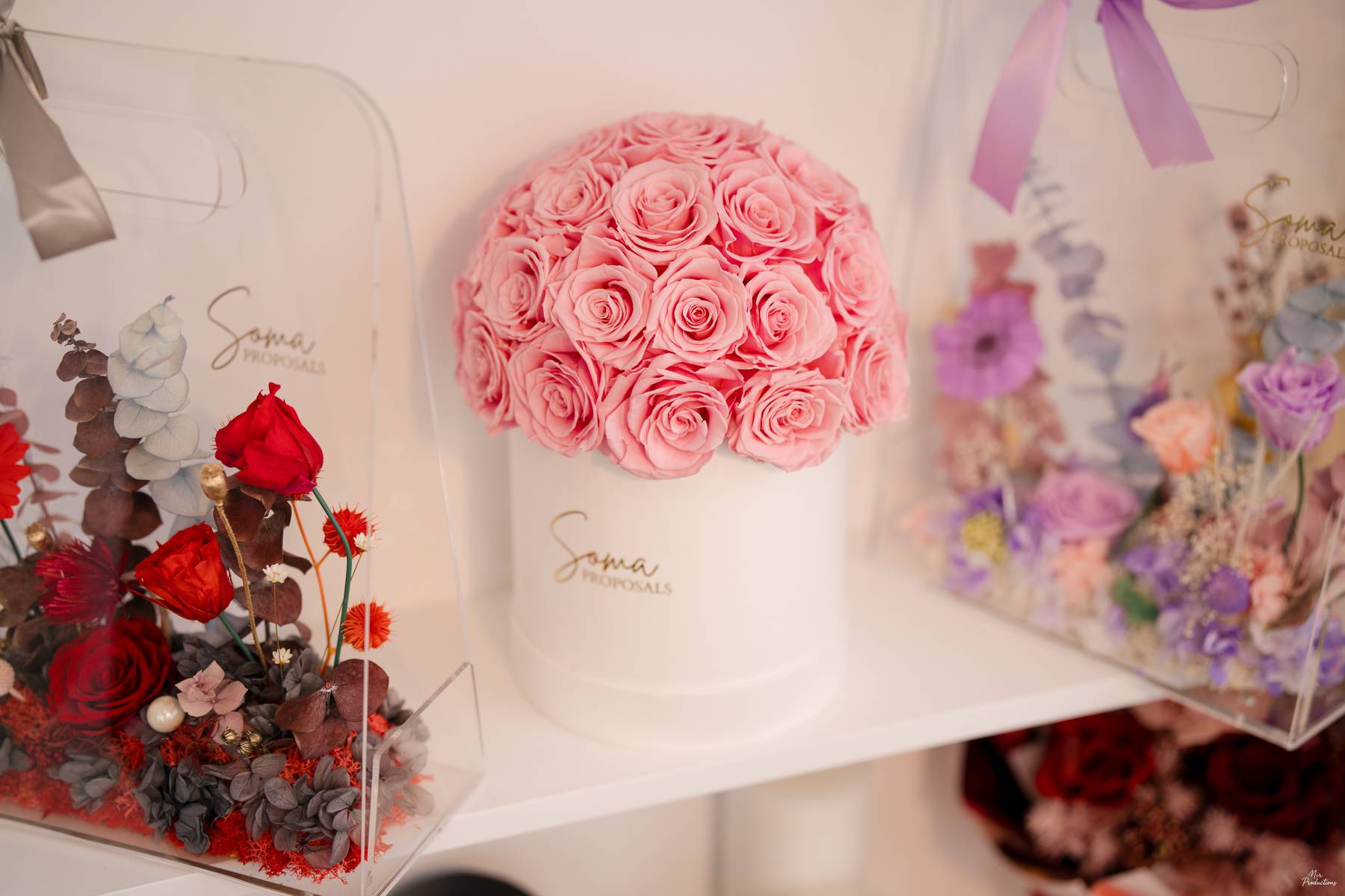 Signature Preserved Roses - Pink