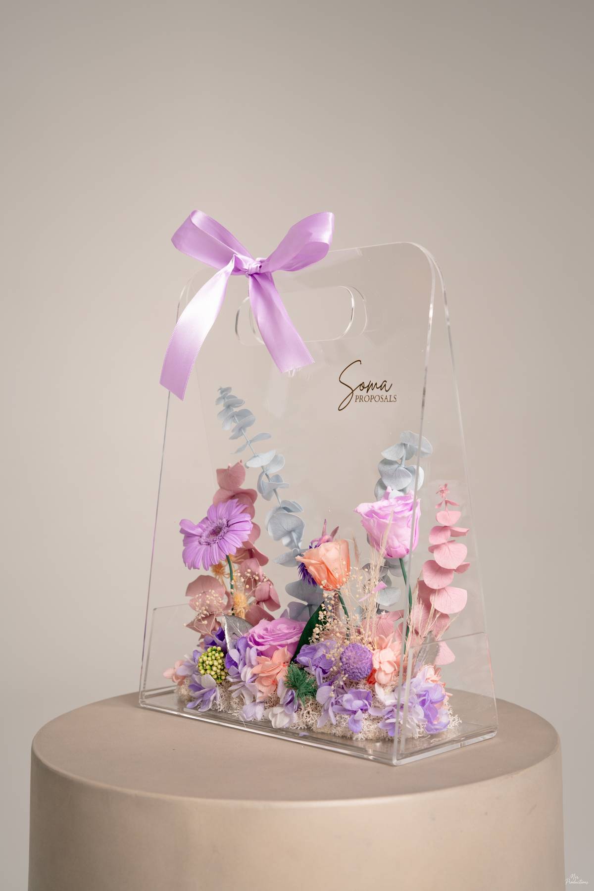 Acrylic Handheld Florals - Lavender