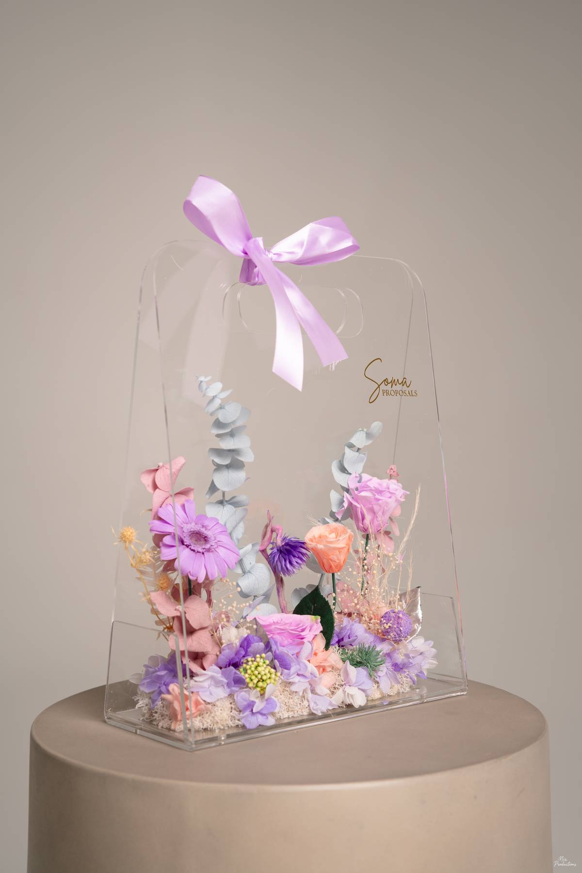 Acrylic Handheld Florals - Lavender